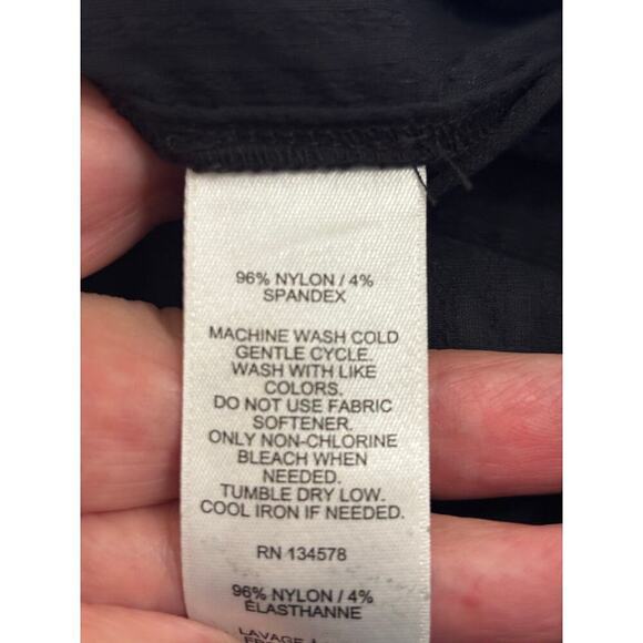 VIneyard Vines Lucaya Seersucker dress, black, XS, quick drying, understated - Picture 6 of 6